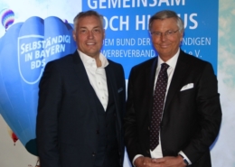 Josef Bader (DG-Gruppe) und Wolfgang Bosbach (BDS)